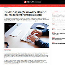 Fuses e aquisies movimentam 3,3 mil milhes em Portugal at abril